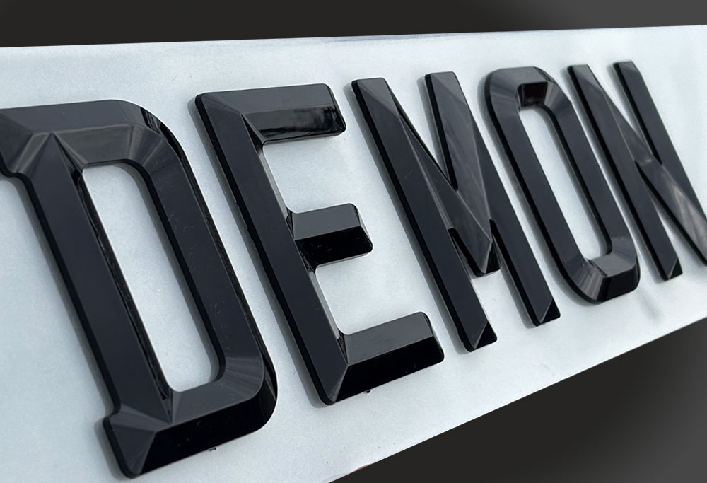 4D Prizm Number Plates Style 1
